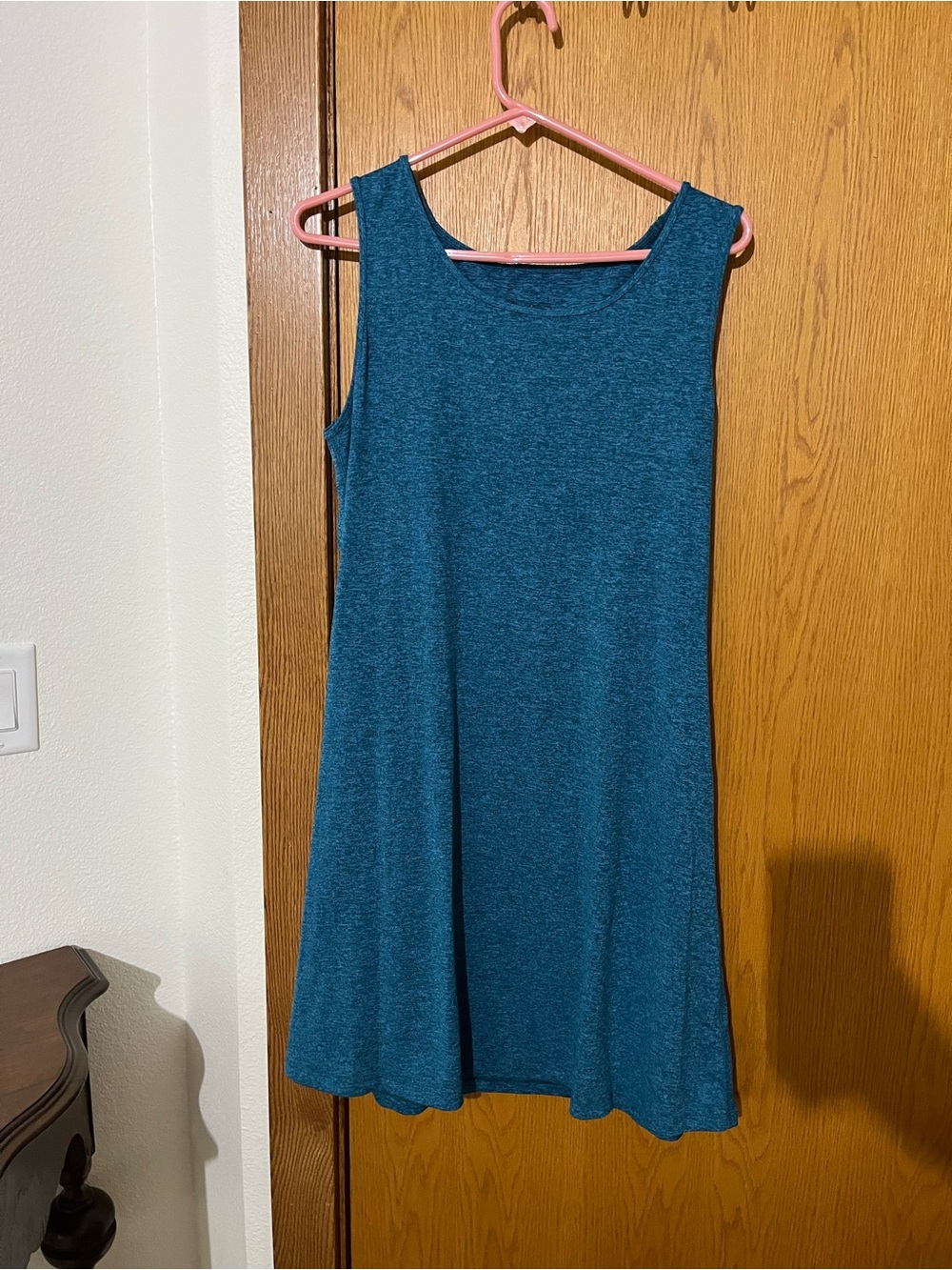 Patagonia Blue Heather Scoop Neck athletic dress